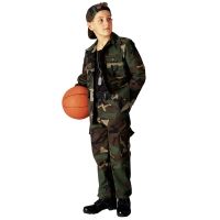 Rothco Kids Woodland Camo BDU Shirt