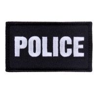 Rothco Police Patch with Hook Back