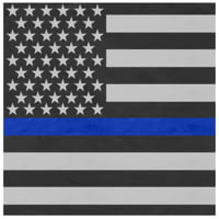 Rothco Thin Blue Line Flag Bandana