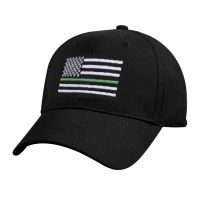 Rothco Thin Green Line Flag Low Pro Cap