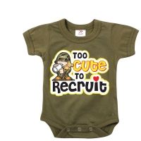 Rothco Too Cute To Recruit Infant One-Piece