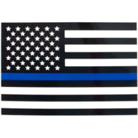 Rothco Transparent Thin Blue Line Flag Decal