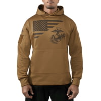 Rothco US Flag / USMC Eagle / Globe &amp; Anchor Concealed Carry Hoodie - Men's