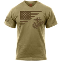 Rothco US Flag / USMC Eagle / Globe &amp; Anchor T Shirt - Men's