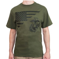 Rothco US Flag / USMC Eagle / Globe &amp; Anchor T Shirt - Men's
