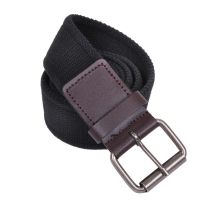 Rothco Vintage Single Prong Web Belt With Leather Accents