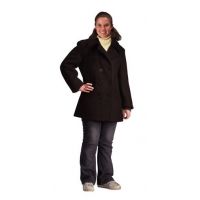 Rothco Women's Navy Type Black Wool Peacoat