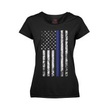 Rothco Women's Thin Blue Line Longer T-Shirt