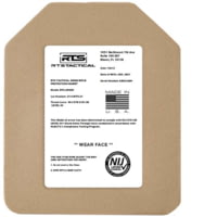 RTS Tactical EX Hardox Level III+ ICW Special Threats Steel Core Inse Core Armor Plate Insert