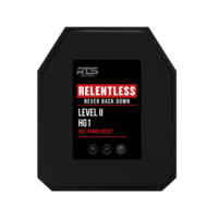 RTS Tactical Plate Carrier Insert Relentless Level II HG1 Armor Plate