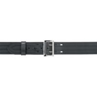 Safariland Suede Lined Belt w/ Buckle, 2.25" Plain Black, Brass