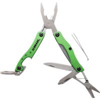 Schrade Keychain Multi-tool W/9 Functions &amp; Drop Pt Knife