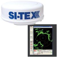 Si-Tex MDS-8R Radar Sensor Package Includes 2kW/24nm Radome Antenna, 33' Cable &amp; P-Sea Software