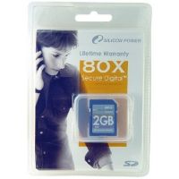 Silicon Power Secure Digital 80X Hi-Speed Memory Card - 4GB - SP004GBSDC080V10
