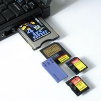 SimpleTech PCMCIA / PC Card 4-1 Adapter for SD MMC Smart Media Memory Stick