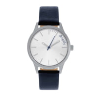 Simplify The 2400 Leather-Band Watch