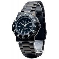 Smith &amp; Wesson Commander Tritium H3 Watch - 45 mm, Black Stainless Steel