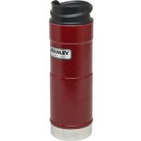 Stanley Tools Classic One Hand Vacuum Mug - 16 oz-Hammertone Crimson shed10617
