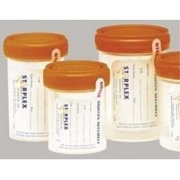 Starplex LeakBuster Specimen Containers, Starplex B1202-1YN 120 Ml (4.1 oz.) Containers, Case of 300