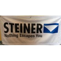 Steiner Germany Banner 2'x4' - White/ Blue