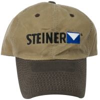 Steiner Logo Hat - Embroidered Steiner Logo, Brown with Black Bill