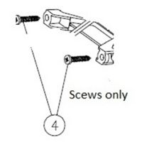 Streamlight Screw, 10-16 x 1 Hi-Lo for Fire Vulcan LED Flashlights