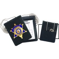 Strong Leather Velcro Badge/id Hdr 228
