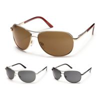 Suncloud Aviator Sunglasses with Polarized Polycarbonate Lenses / Metal Frames