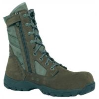 Tactical Research by Belleville Mens Ultra Lightweight Hot Weather Side-Zip Composite Toe Garrison Boot, Sage