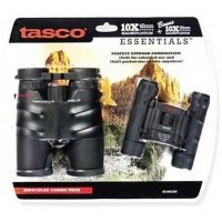 Tasco Essentials Binoculars Combo with 10x42 Roof Prism Full Size and 10x25 Compact Binoculars