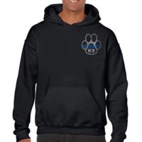 Thin Blue Line Men's Hoodie - Paw