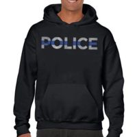 Thin Blue Line Men's Hoodie - Police