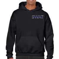 Thin Blue Line Men's Hoodie - Swat