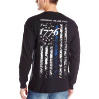 Thin Blue Line Men's Longsleeve T-shirt -1776