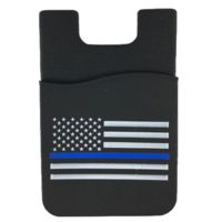 Thin Blue Line Credit Card Holder - Thin Red Line Flag