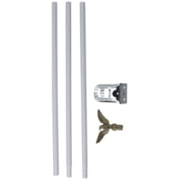Thin Blue Line Residential Flagpole Set