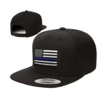 Thin Blue Line Snapback - Skull