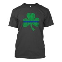 Thin Blue Line St. Patric's Shamrock T-Shirt - Mens