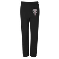 Thin Blue Line Sweatpants - Thin Red Line, Skull