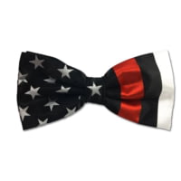 Thin Blue Line American Flag Bowtie