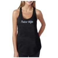 Thin Blue Line Women's Tank - Police Wife