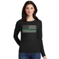 Thin Blue Line Women's - Long Sleeve Classic Thin Blue Line