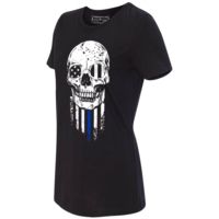 Thin Blue Line Women's Short Sleeve - Halloween Thin Blue Line