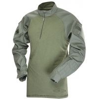 Tru-Spec Men's T.R.U. 1/4 Zip Combat Shirt, 50/50 Nylon/Cotton Rip-Stop