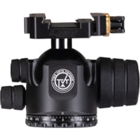 Two Vets Tripods Inc 44MM Dual Tension Ballhead w/Arcalock Dual Clamp, Arca Swiss and Picatinny
