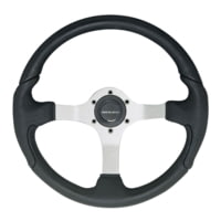 Uflex USA 61813P Steering Wheel Grip With Silver Spokes