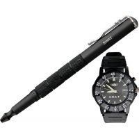 UZI SWAT Tactical Watch &amp; Defender Tactical Pen