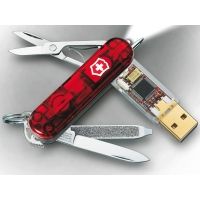 Victorinox USB Victorinox SwissFlash Swiss Army Flash Drive Ruby - Swiss Army Knife