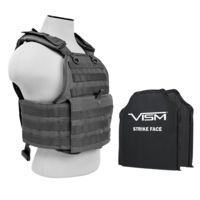 Vism 2924 Series Plate Carrier Vest w/ Two Ballistic Plates