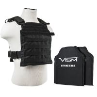 Vism Fast Plate Carrier w/2 10x12in Level IIIA Shooters Cut Soft Ballistic Panels